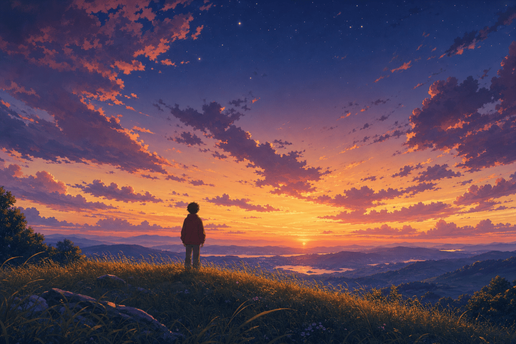 Serene evening contentment - the content soul at peace (89:27-30)
