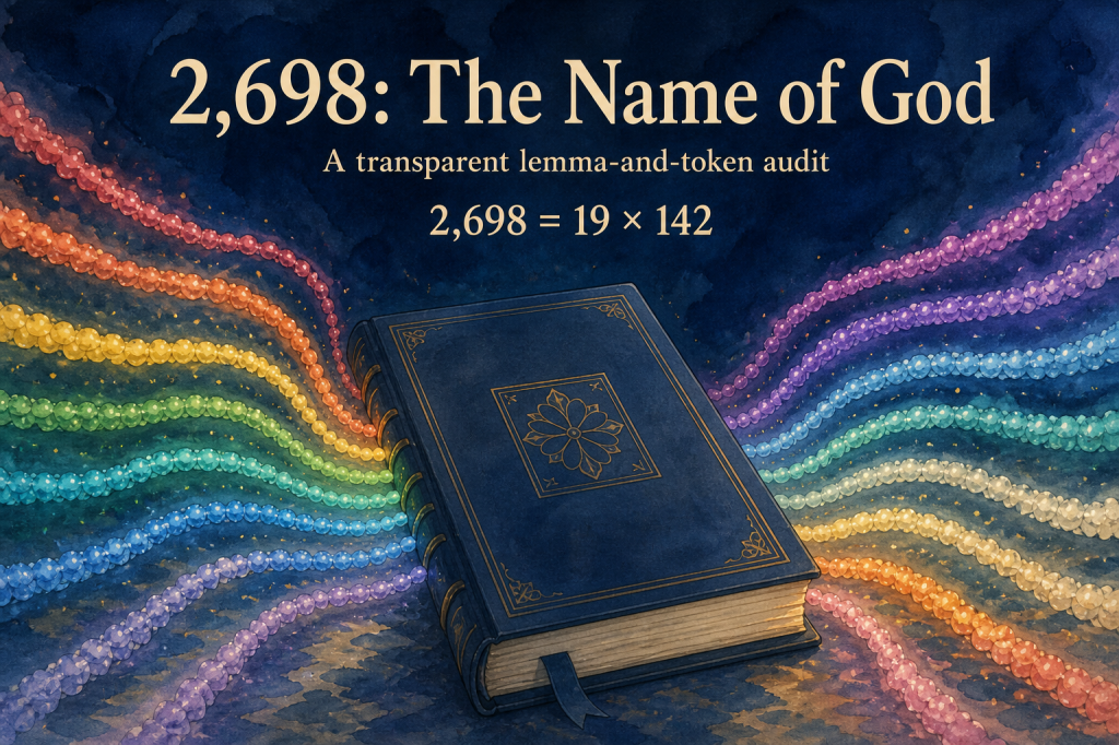 2,698: The Name of God