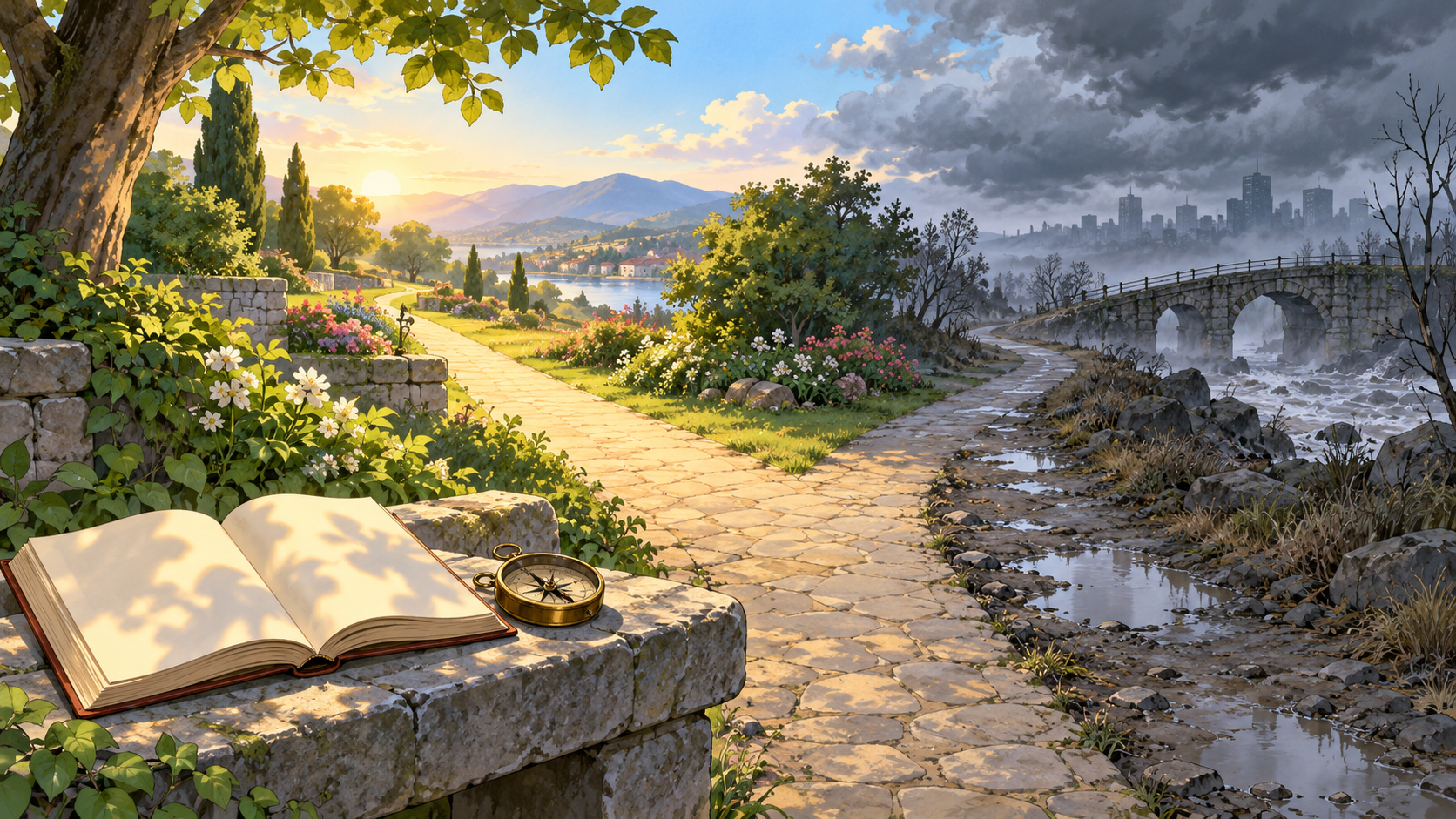 Two paths illustrate why the direction of leadership matters.